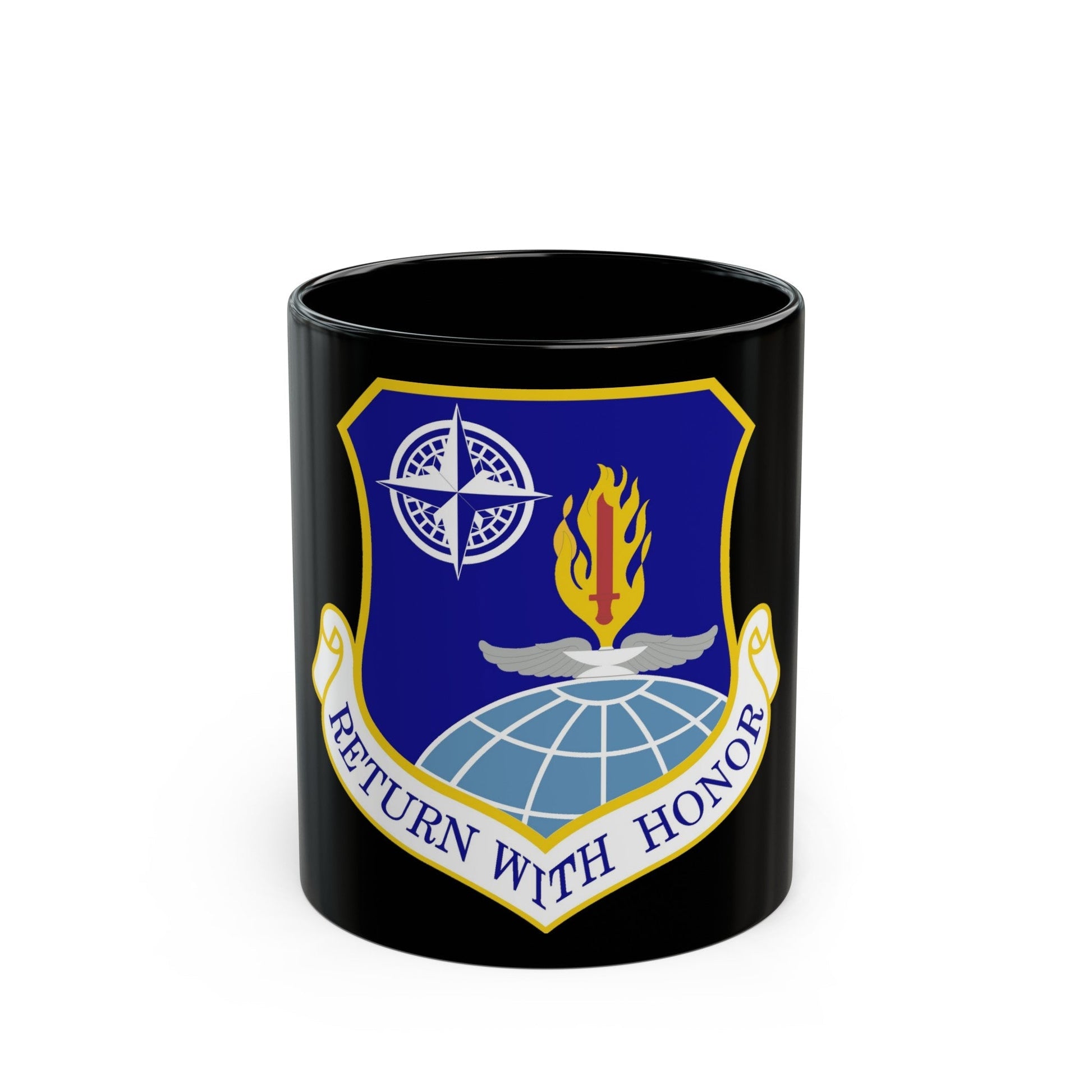 336th Training Group (U.S. Air Force) Black Coffee Mug-11oz-The Sticker Space