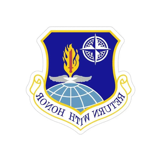 336th Training Group (U.S. Air Force) REVERSE PRINT Transparent Die-Cut STICKER 6 Inch Die-Cut Transparent - The Sticker Space