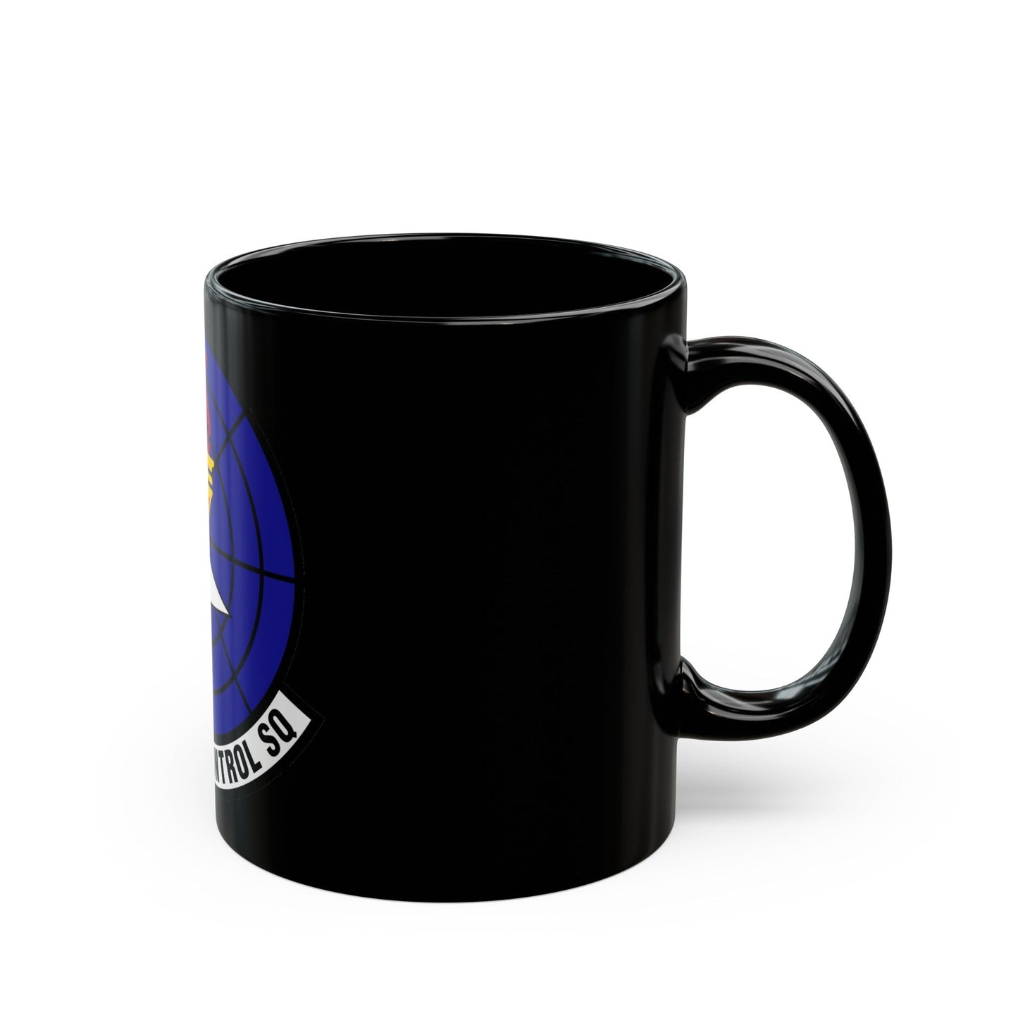 337 Air Control Squadron AETC (U.S. Air Force) Black Coffee Mug-The Sticker Space