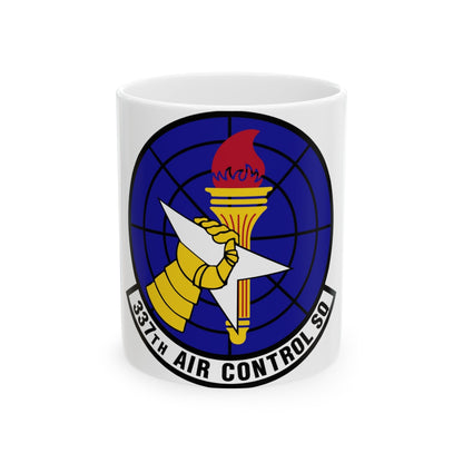 337 Air Control Squadron AETC (U.S. Air Force) White Coffee Mug-11oz-The Sticker Space