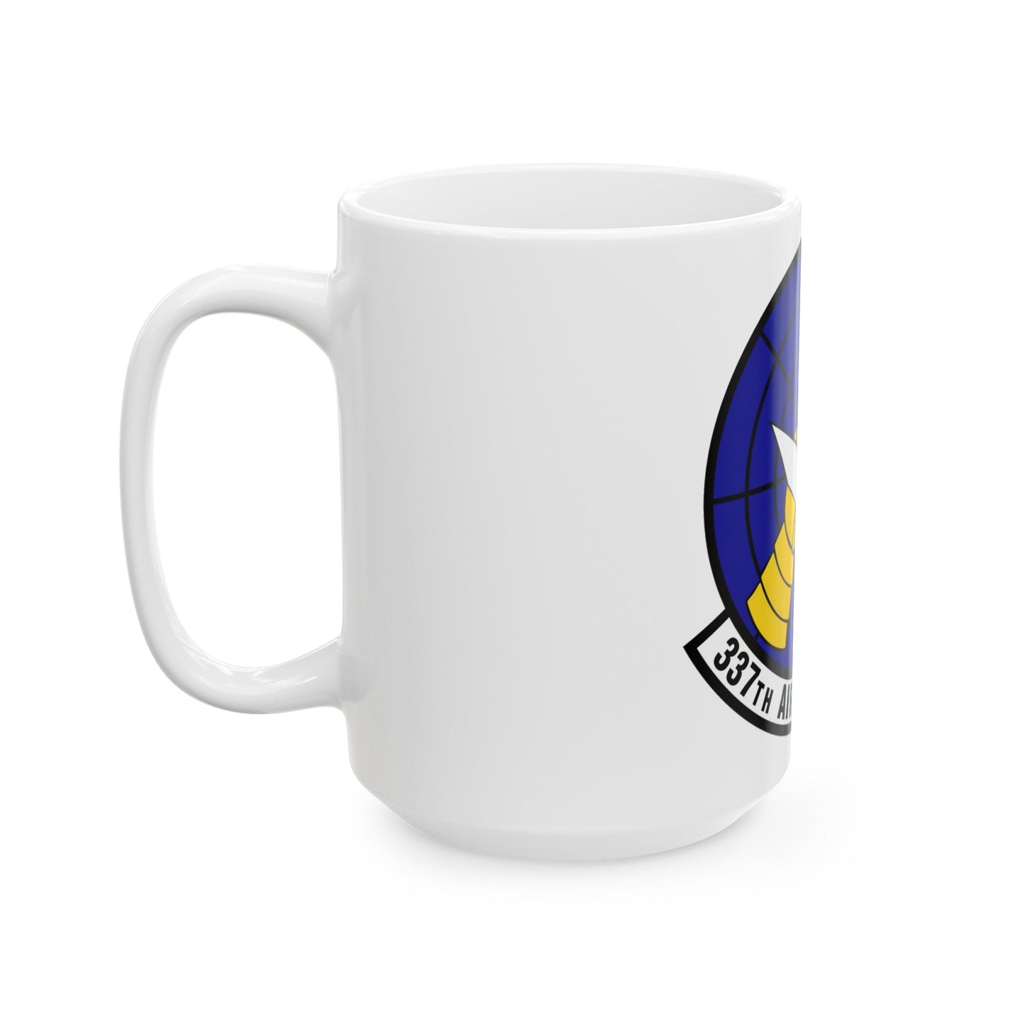 337 Air Control Squadron AETC (U.S. Air Force) White Coffee Mug-The Sticker Space