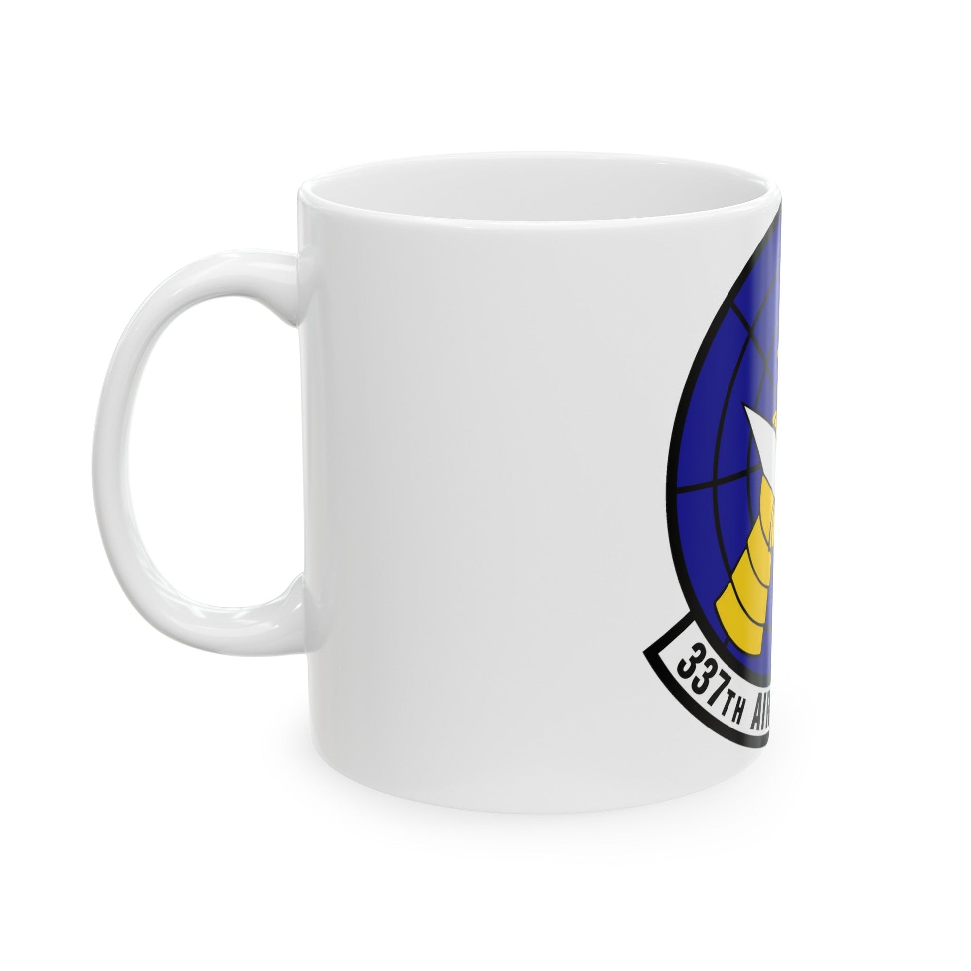 337 Air Control Squadron AETC (U.S. Air Force) White Coffee Mug-The Sticker Space