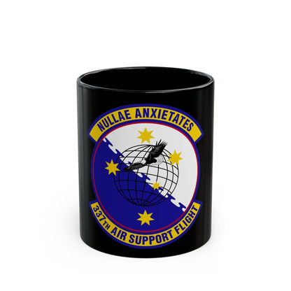 337 Air Support Flight PACAF (U.S. Air Force) Black Coffee Mug-11oz-The Sticker Space