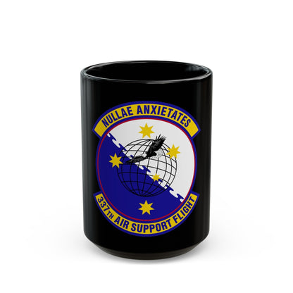 337 Air Support Flight PACAF (U.S. Air Force) Black Coffee Mug-15oz-The Sticker Space