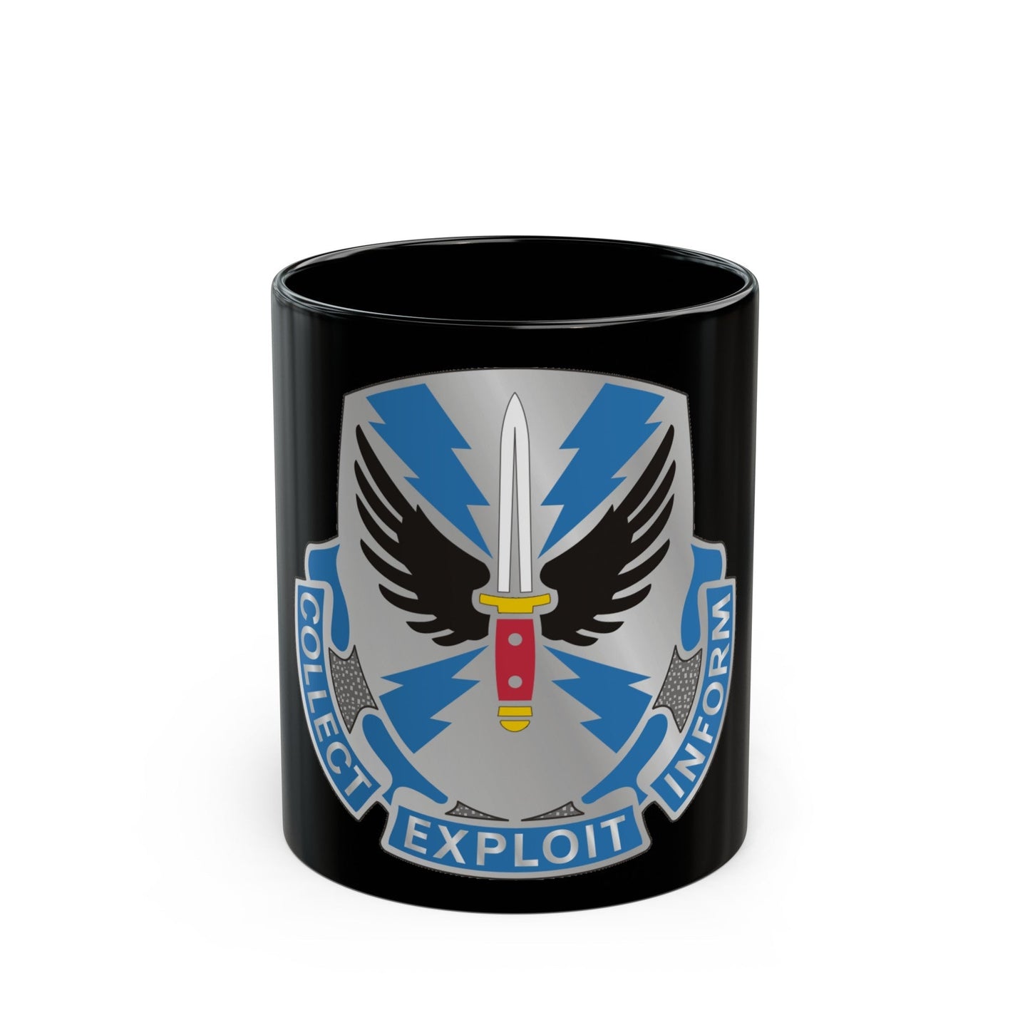 337 Military Intelligence Battalion (U.S. Army) Black Coffee Mug-11oz-The Sticker Space