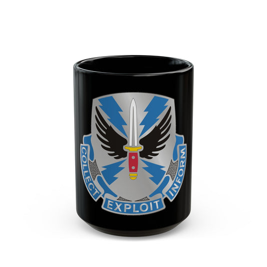 337 Military Intelligence Battalion (U.S. Army) Black Coffee Mug-15oz-The Sticker Space