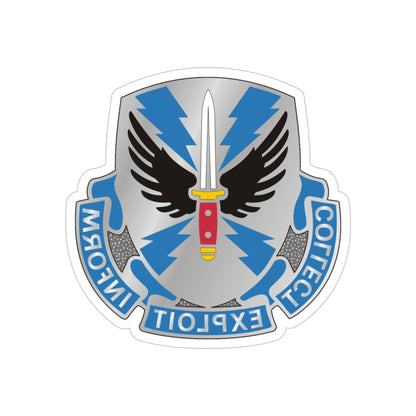 337 Military Intelligence Battalion (U.S. Army) REVERSE PRINT Transparent STICKER-5 Inch-The Sticker Space