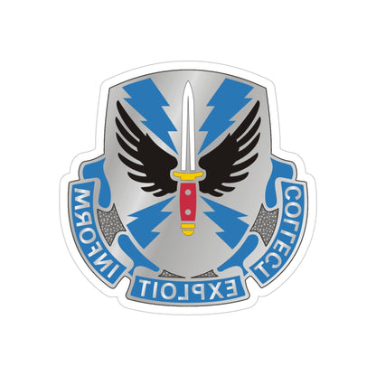 337 Military Intelligence Battalion (U.S. Army) REVERSE PRINT Transparent STICKER-6 Inch-The Sticker Space