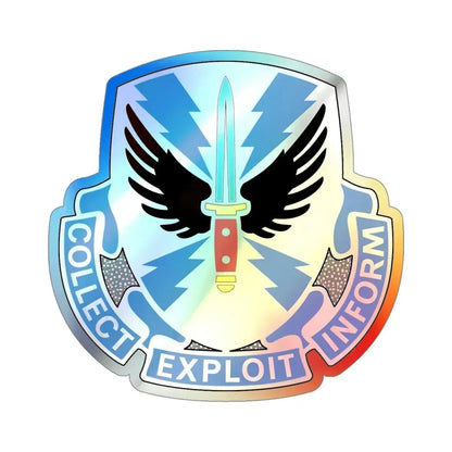 337 Military Intelligence Battalion (U.S. Army) Holographic STICKER Die-Cut Vinyl Decal - The Sticker Space