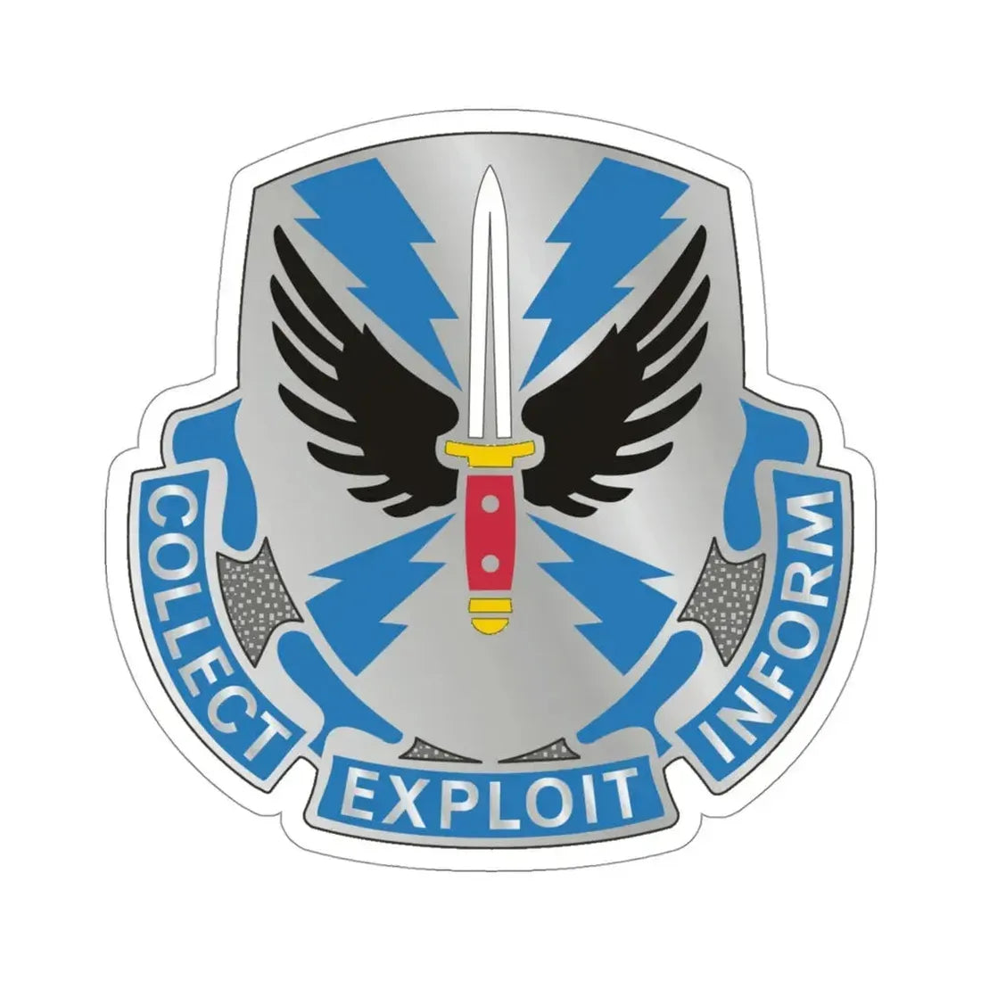 337 Military Intelligence Battalion (U.S. Army) STICKER Vinyl Die-Cut Decal 4 Inch - The Sticker Space