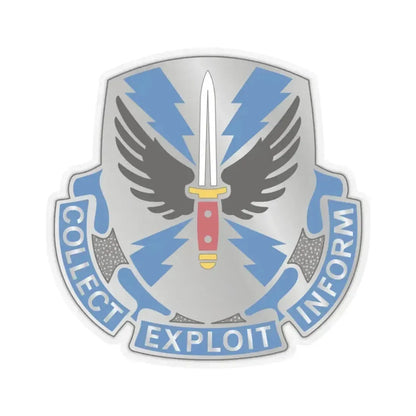 337 Military Intelligence Battalion (U.S. Army) STICKER Vinyl Kiss-Cut Decal 3 Inch Transparent - The Sticker Space