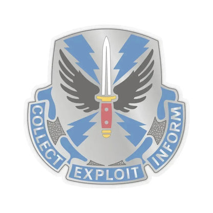 337 Military Intelligence Battalion (U.S. Army) STICKER Vinyl Kiss-Cut Decal 4 Inch Transparent - The Sticker Space