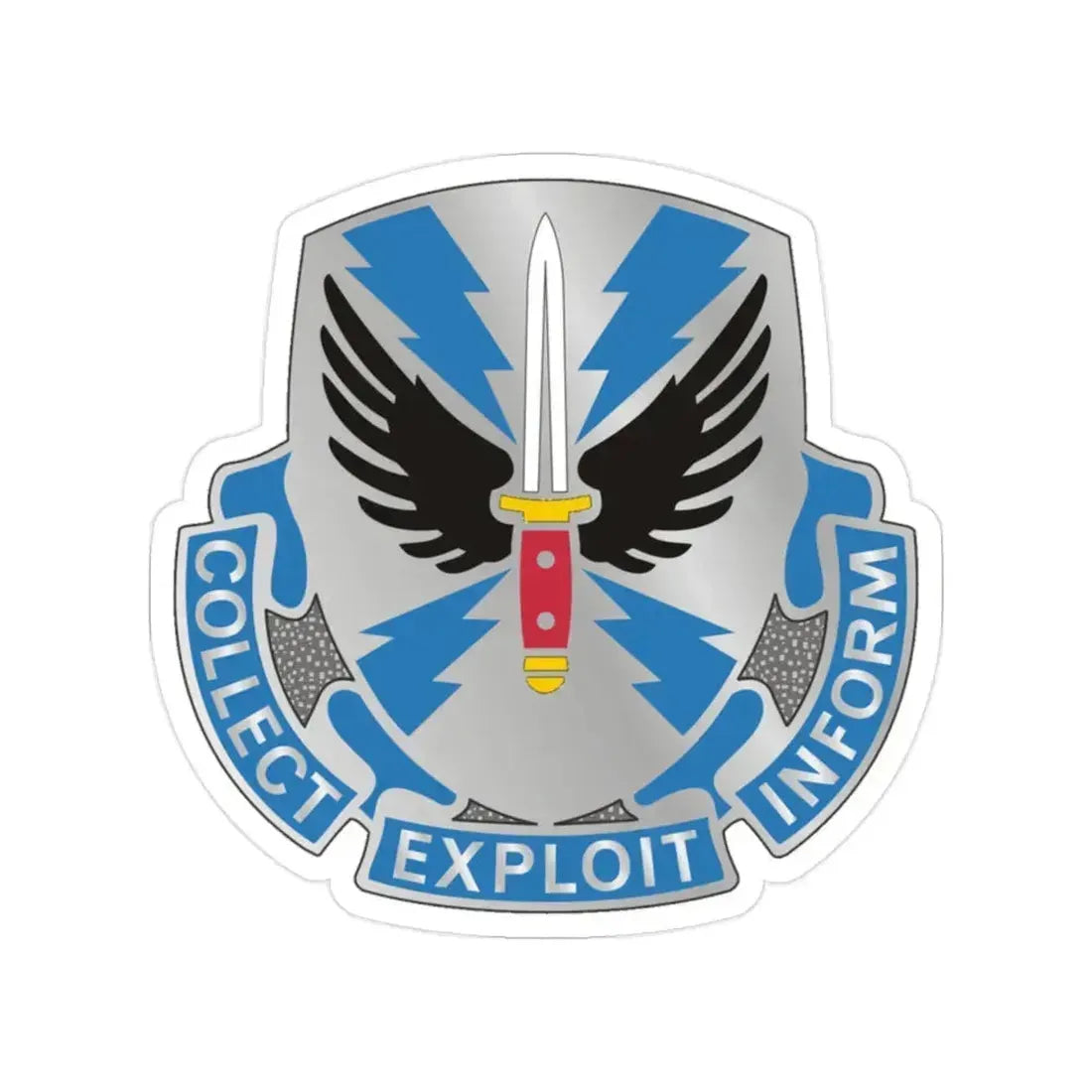 337 Military Intelligence Battalion (U.S. Army) Transparent STICKER Die-Cut Vinyl Decal 2 Inch - The Sticker Space