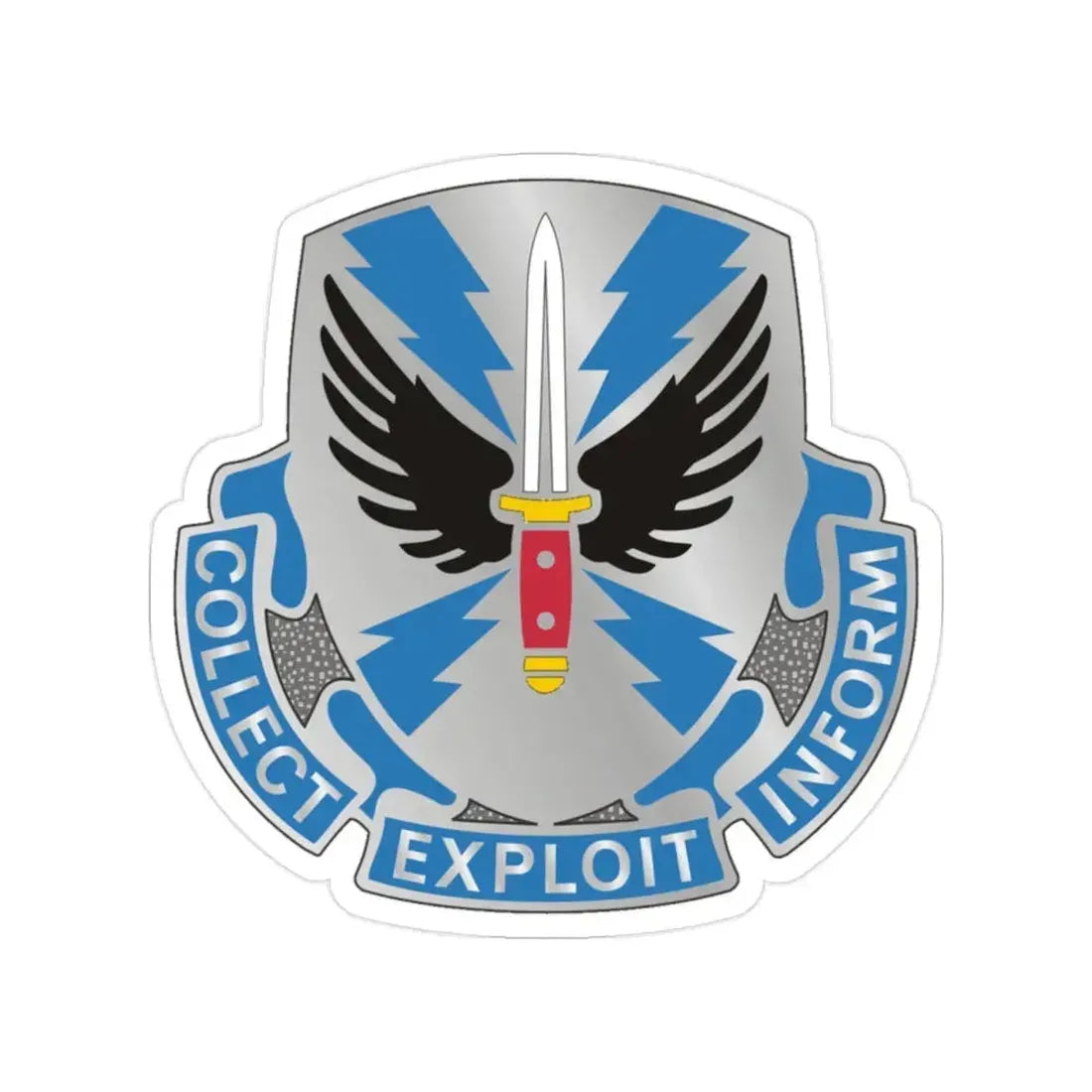 337 Military Intelligence Battalion (U.S. Army) Transparent STICKER Die-Cut Vinyl Decal 2 Inch - The Sticker Space