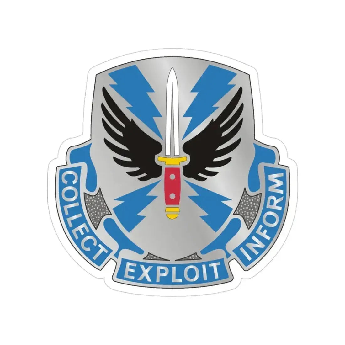 337 Military Intelligence Battalion (U.S. Army) Transparent STICKER Die-Cut Vinyl Decal 3 Inch - The Sticker Space