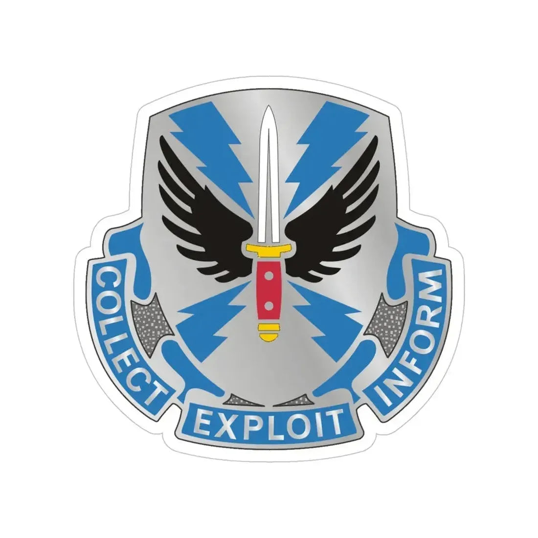 337 Military Intelligence Battalion (U.S. Army) Transparent STICKER Die-Cut Vinyl Decal 5 Inch - The Sticker Space