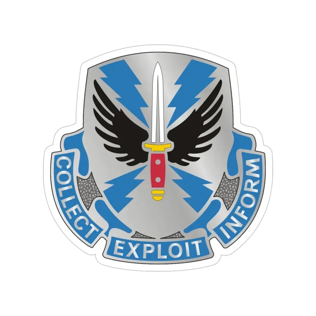 337 Military Intelligence Battalion (U.S. Army) Transparent STICKER Die-Cut Vinyl Decal - The Sticker Space