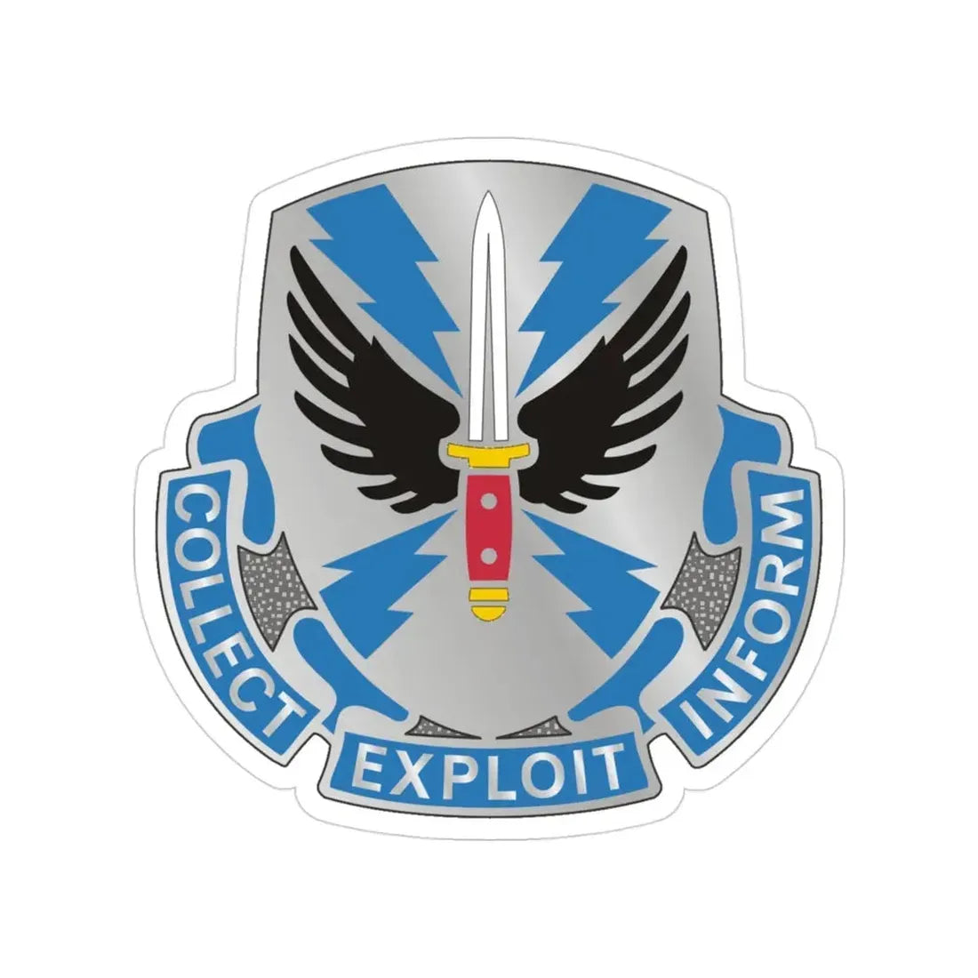 337 Military Intelligence Battalion (U.S. Army) Transparent STICKER Die-Cut Vinyl Decal - The Sticker Space