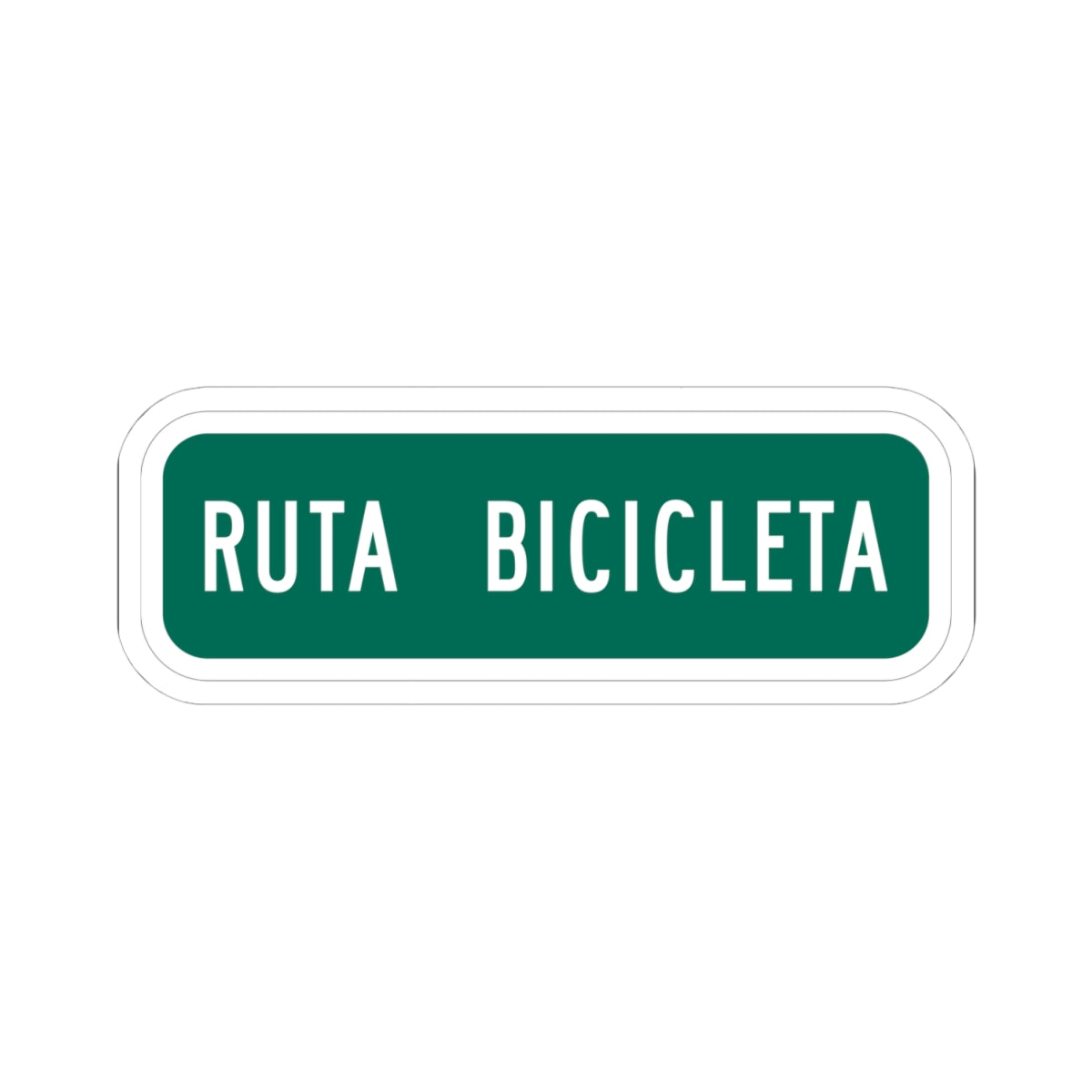 MUTCD-PR D11-1bP (Puerto Rico) (Road Sign) STICKER Vinyl Kiss-Cut Decal