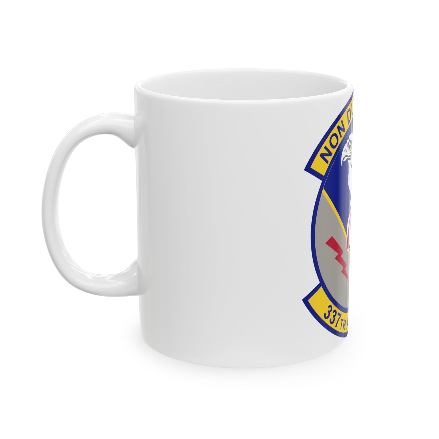 337th Airlift Squadron (U.S. Air Force) White Coffee Mug-The Sticker Space