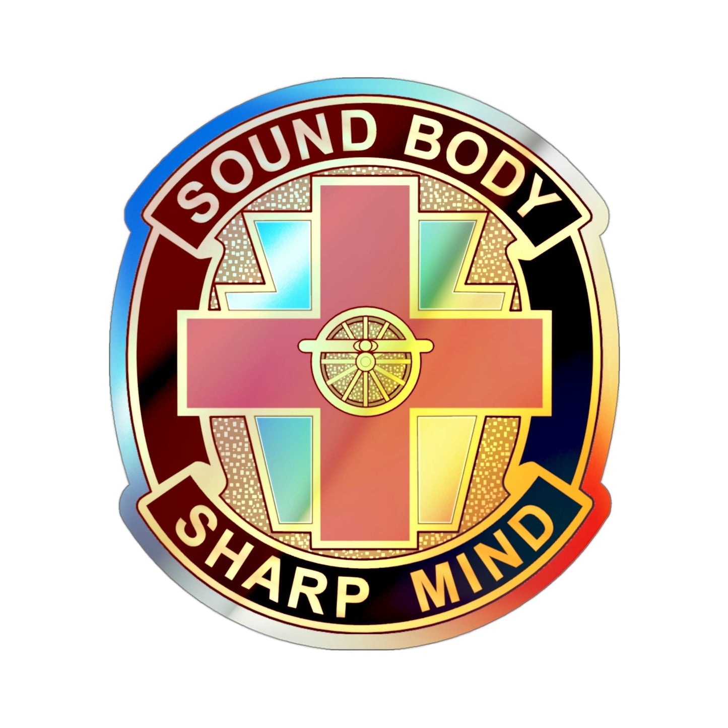 338 Medical Brigade 2 (U.S. Army) Holographic STICKER Die-Cut Vinyl Decal-3 Inch-The Sticker Space