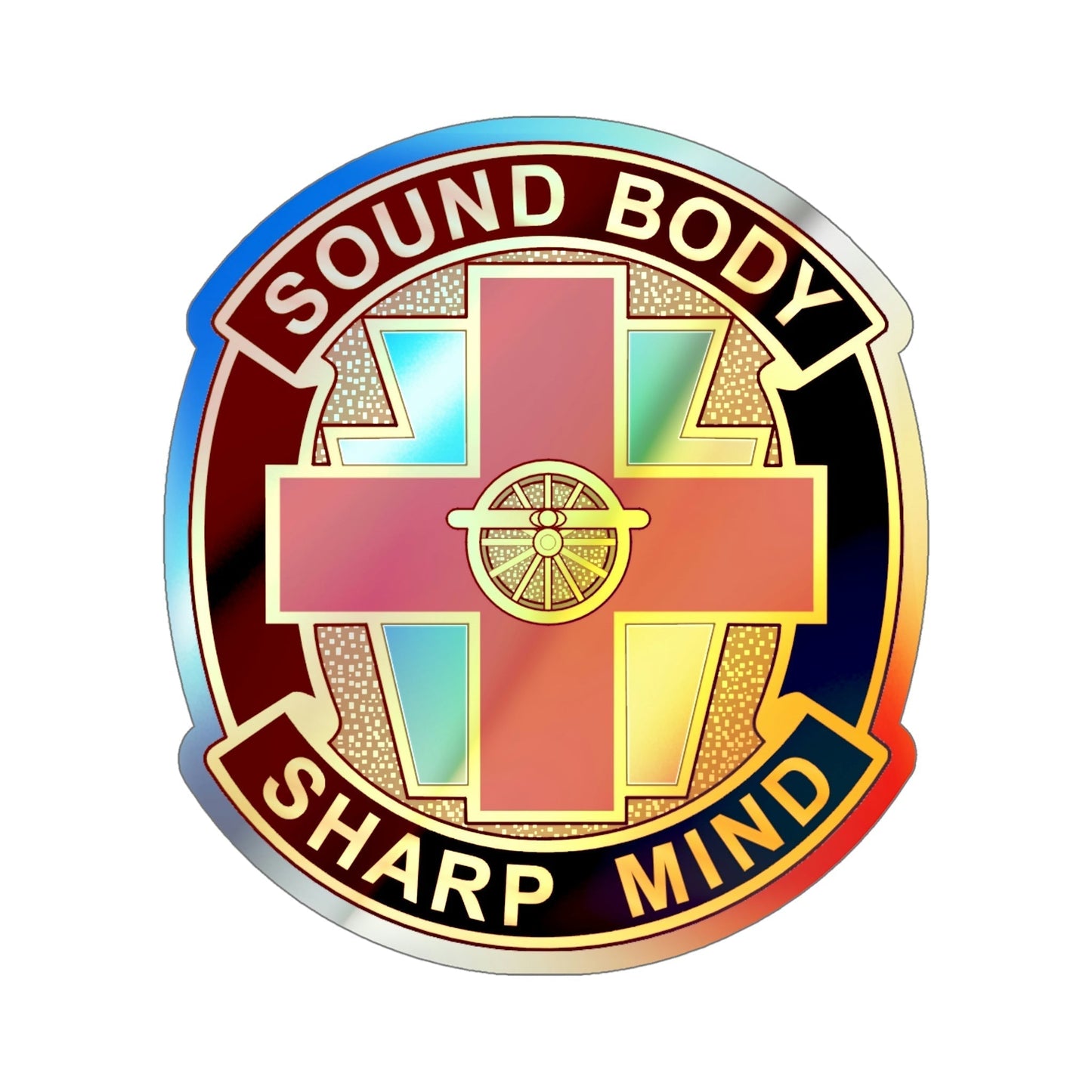 338 Medical Brigade 2 (U.S. Army) Holographic STICKER Die-Cut Vinyl Decal-6 Inch-The Sticker Space