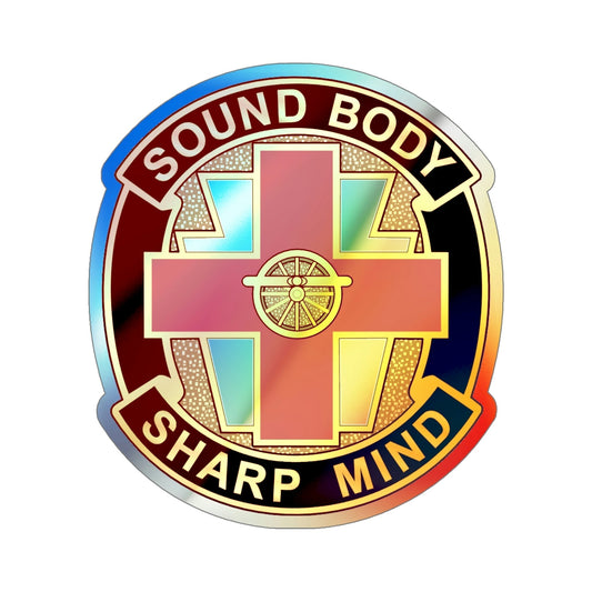 338 Medical Brigade 2 (U.S. Army) Holographic STICKER Die-Cut Vinyl Decal-6 Inch-The Sticker Space