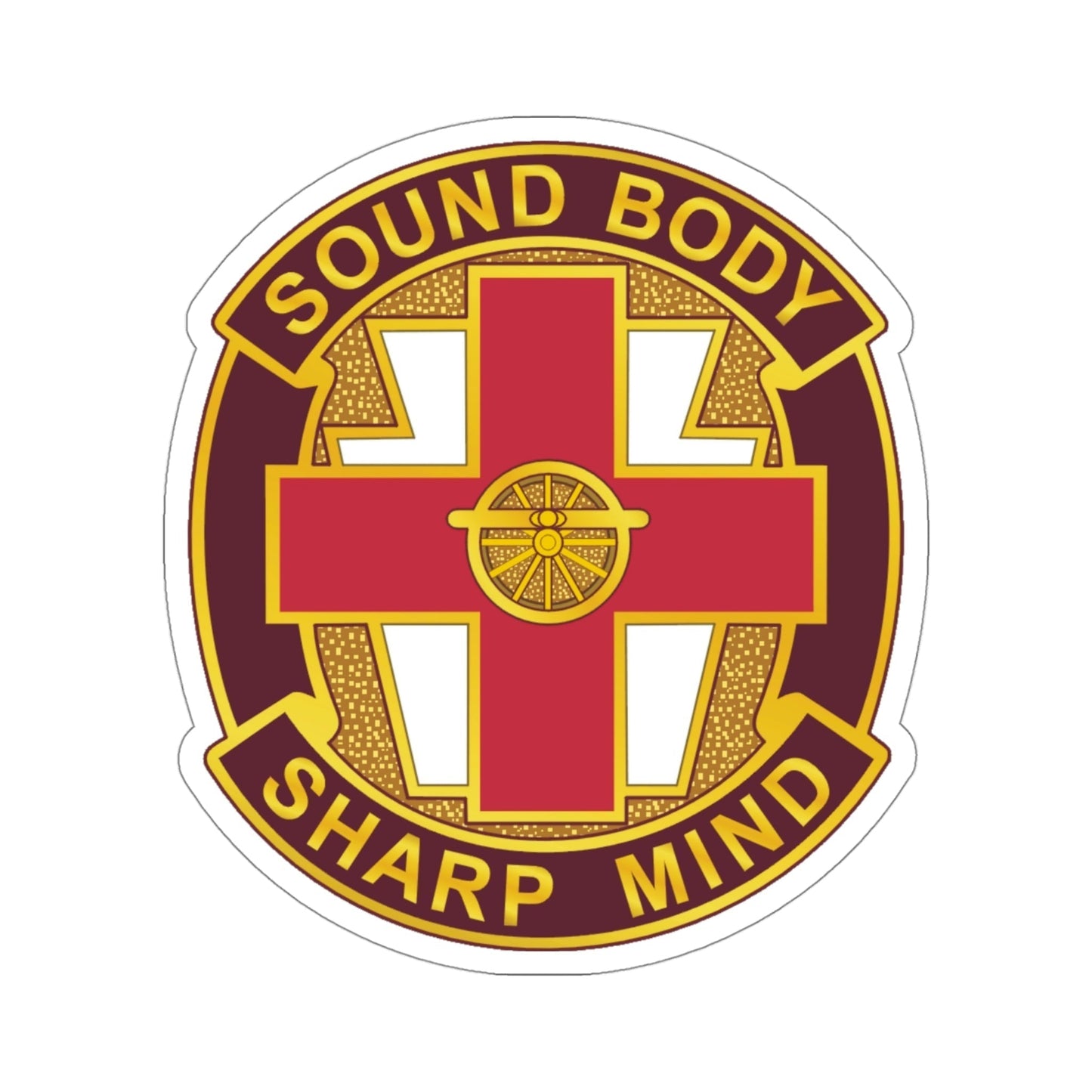 338 Medical Brigade 2 (U.S. Army) STICKER Vinyl Die-Cut Decal-4 Inch-The Sticker Space