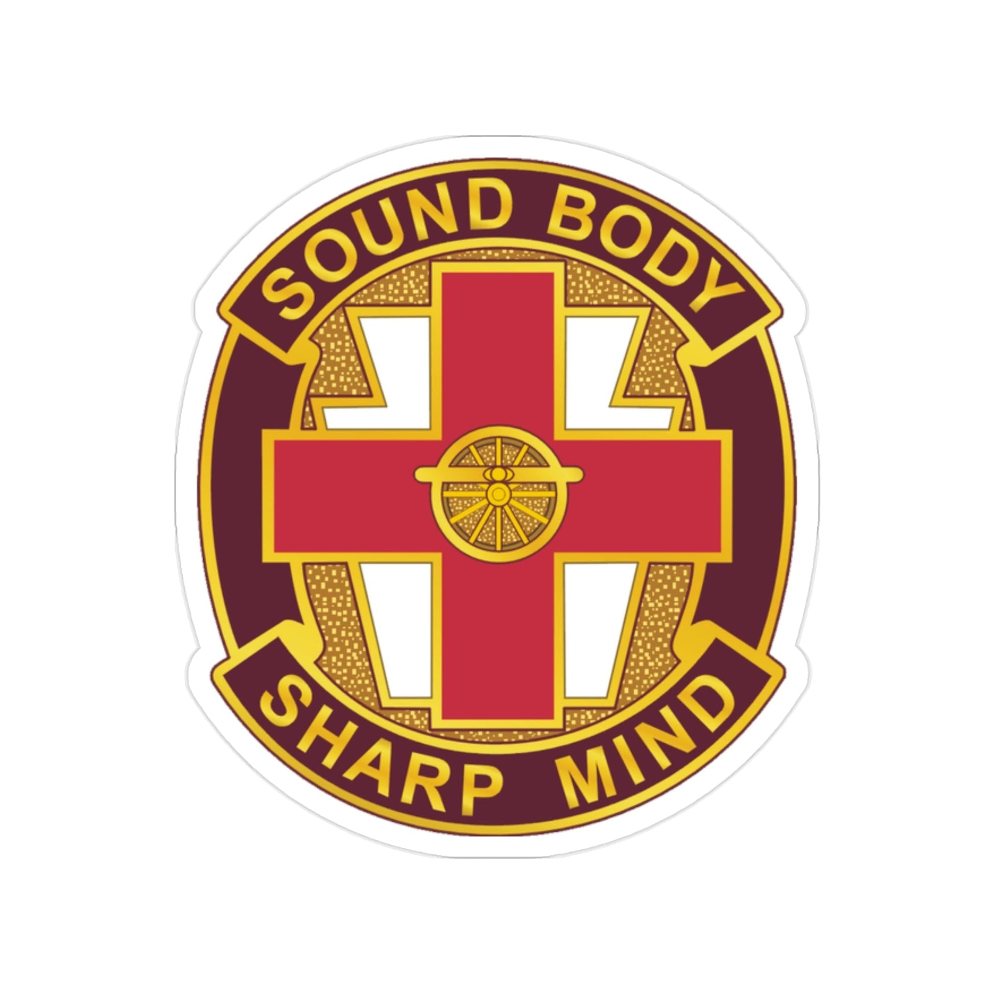 338 Medical Brigade 2 (U.S. Army) Transparent STICKER Die-Cut Vinyl Decal-2 Inch-The Sticker Space