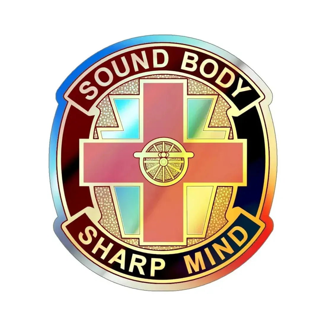 338 Medical Brigade 2 (U.S. Army) Holographic STICKER Die-Cut Vinyl Decal - The Sticker Space