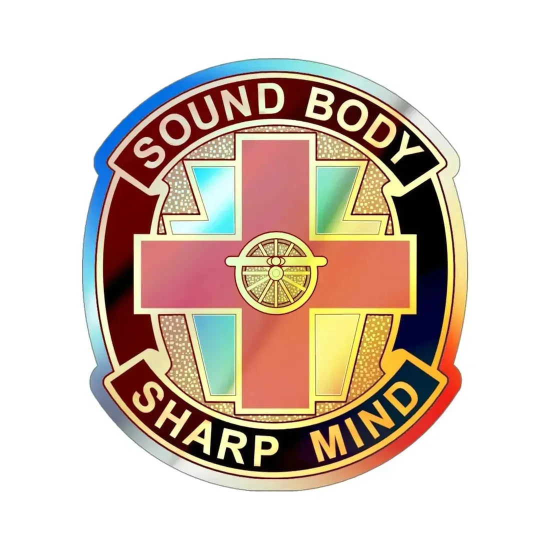 338 Medical Brigade 2 (U.S. Army) Holographic STICKER Die-Cut Vinyl Decal - The Sticker Space