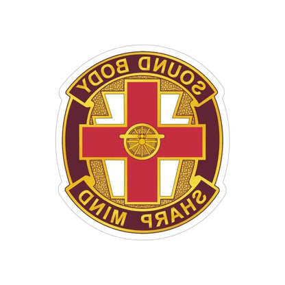 338 Medical Brigade 2 (U.S. Army) REVERSE PRINT Transparent Die-Cut STICKER - The Sticker Space