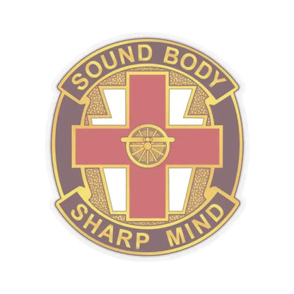 338 Medical Brigade 2 (U.S. Army) STICKER Vinyl Kiss-Cut Decal 2 Inch Transparent - The Sticker Space