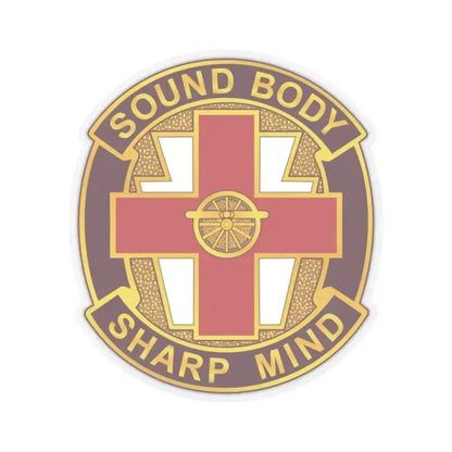 338 Medical Brigade 2 (U.S. Army) STICKER Vinyl Kiss-Cut Decal 6 Inch Transparent - The Sticker Space