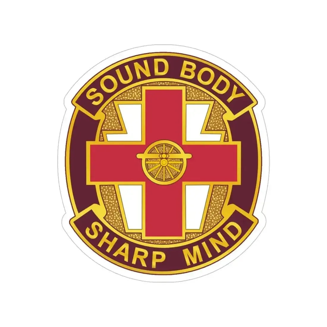 338 Medical Brigade 2 (U.S. Army) Transparent STICKER Die-Cut Vinyl Decal 6 Inch - The Sticker Space