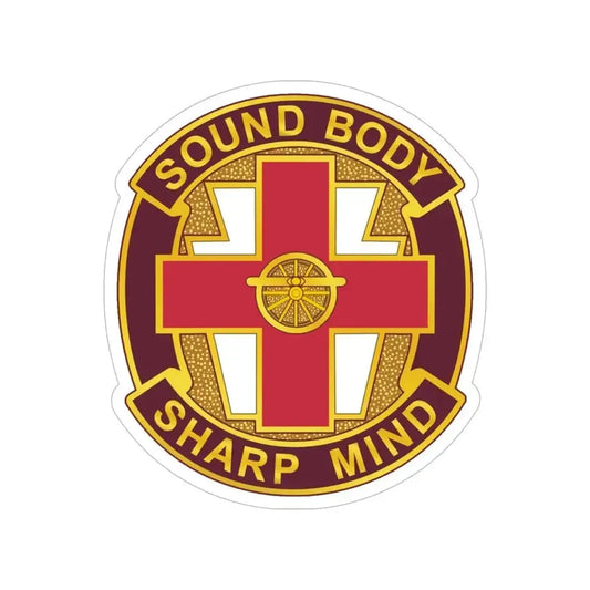 338 Medical Brigade 2 (U.S. Army) Transparent STICKER Die-Cut Vinyl Decal 6 Inch - The Sticker Space