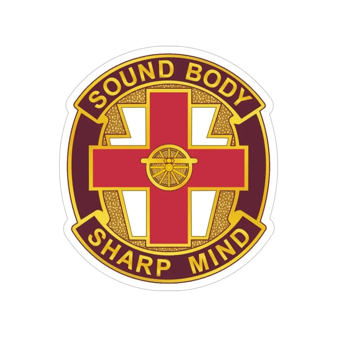 338 Medical Brigade 2 (U.S. Army) Transparent STICKER Die-Cut Vinyl Decal - The Sticker Space
