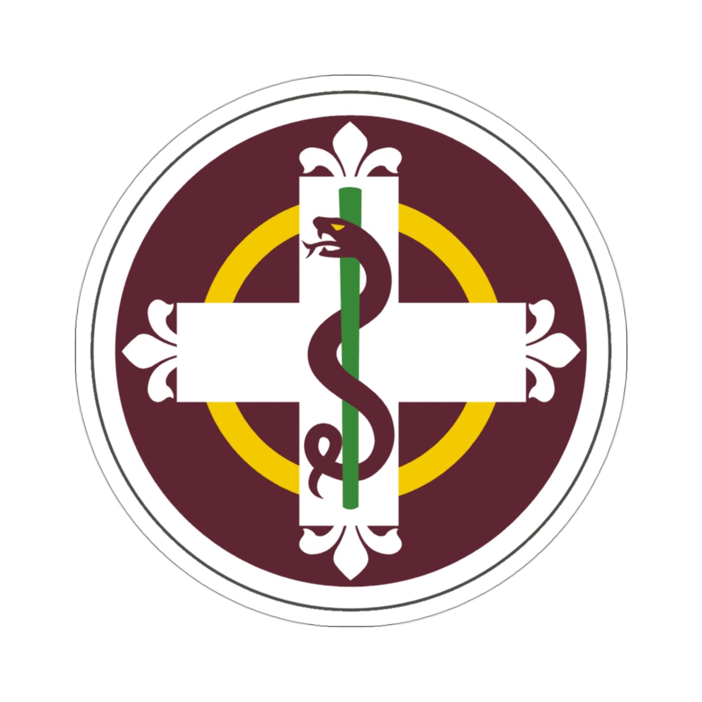 338 Medical Brigade (U.S. Army) STICKER Vinyl Die-Cut Decal-3 Inch-The Sticker Space