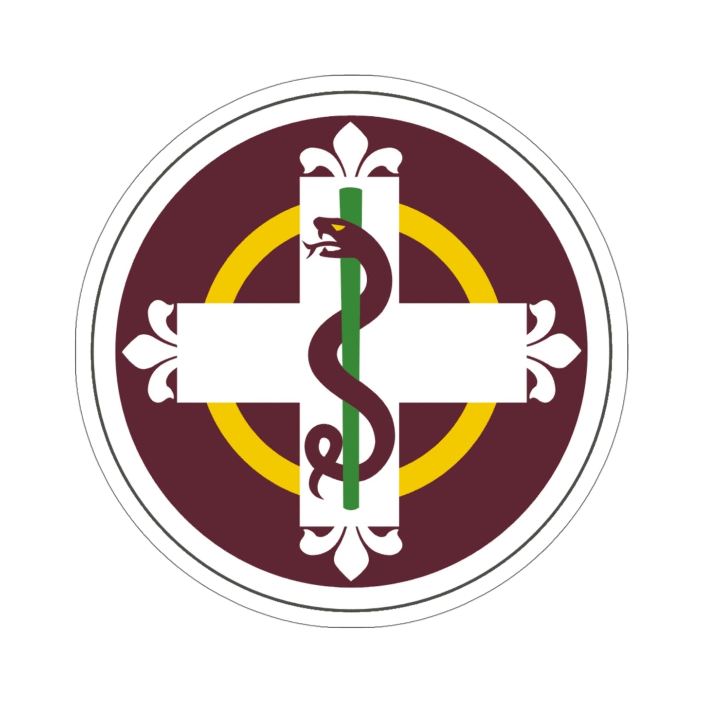 338 Medical Brigade (U.S. Army) STICKER Vinyl Die-Cut Decal-4 Inch-The Sticker Space