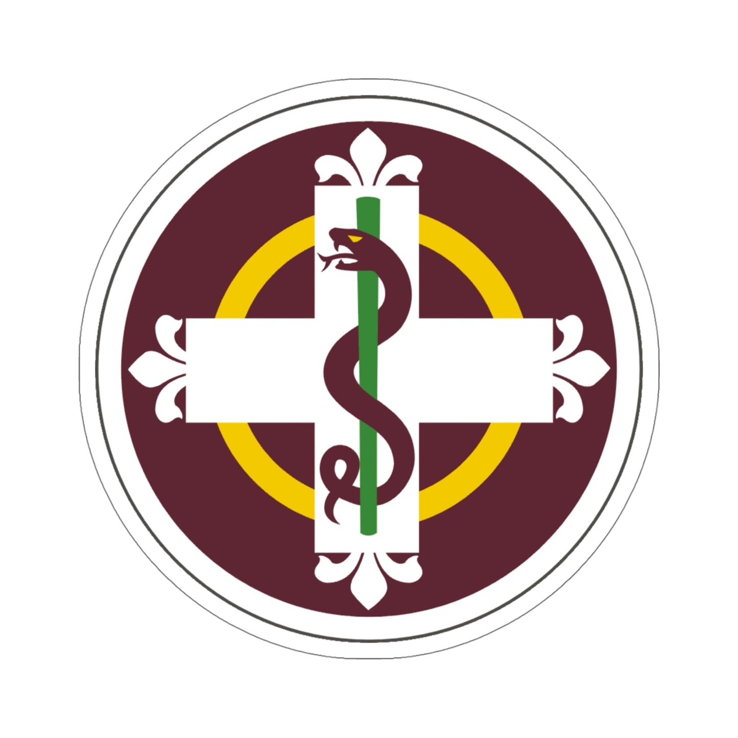 338 Medical Brigade (U.S. Army) STICKER Vinyl Die-Cut Decal-5 Inch-The Sticker Space