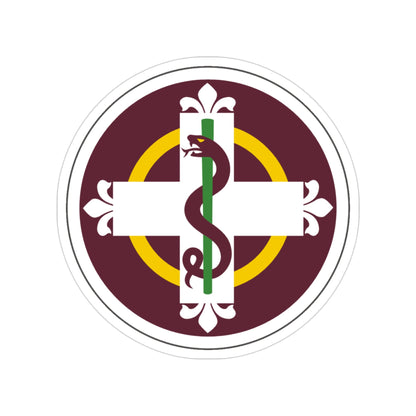 338 Medical Brigade (U.S. Army) Transparent STICKER Die-Cut Vinyl Decal-3 Inch-The Sticker Space