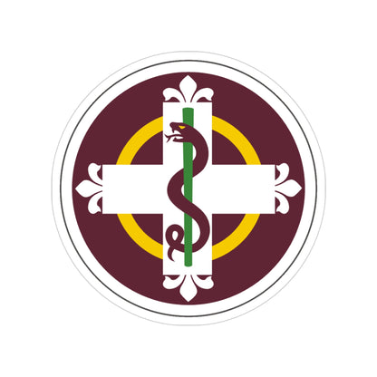 338 Medical Brigade (U.S. Army) Transparent STICKER Die-Cut Vinyl Decal-4 Inch-The Sticker Space