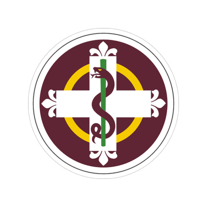 338 Medical Brigade (U.S. Army) Transparent STICKER Die-Cut Vinyl Decal-5 Inch-The Sticker Space