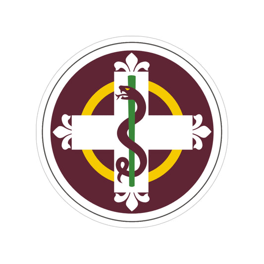 338 Medical Brigade (U.S. Army) Transparent STICKER Die-Cut Vinyl Decal-6 Inch-The Sticker Space