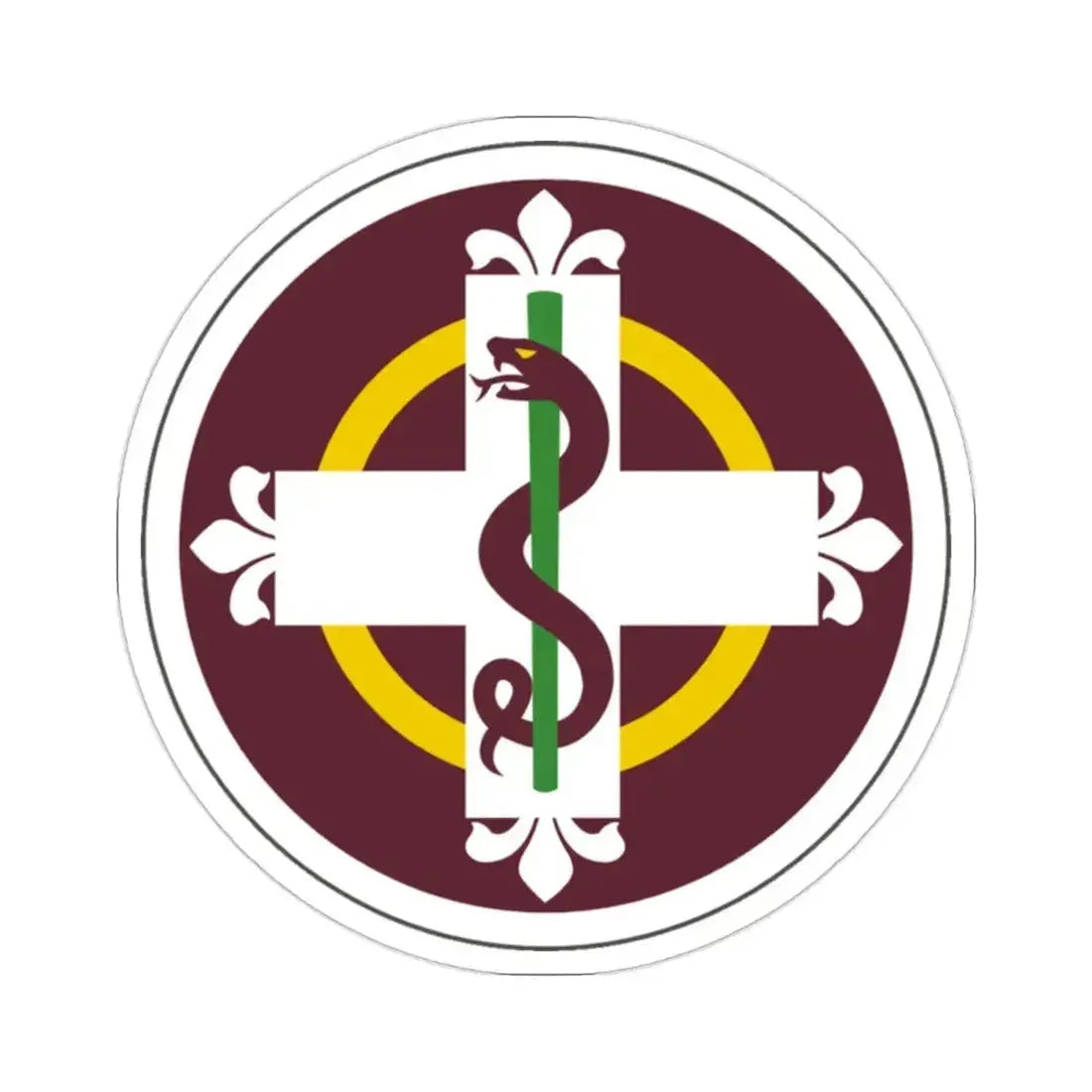338 Medical Brigade (U.S. Army) STICKER Vinyl Die-Cut Decal 2 Inch - The Sticker Space