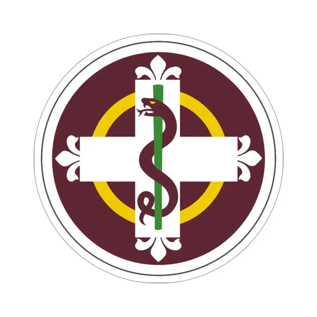 338 Medical Brigade (U.S. Army) STICKER Vinyl Die-Cut Decal 3 Inch - The Sticker Space