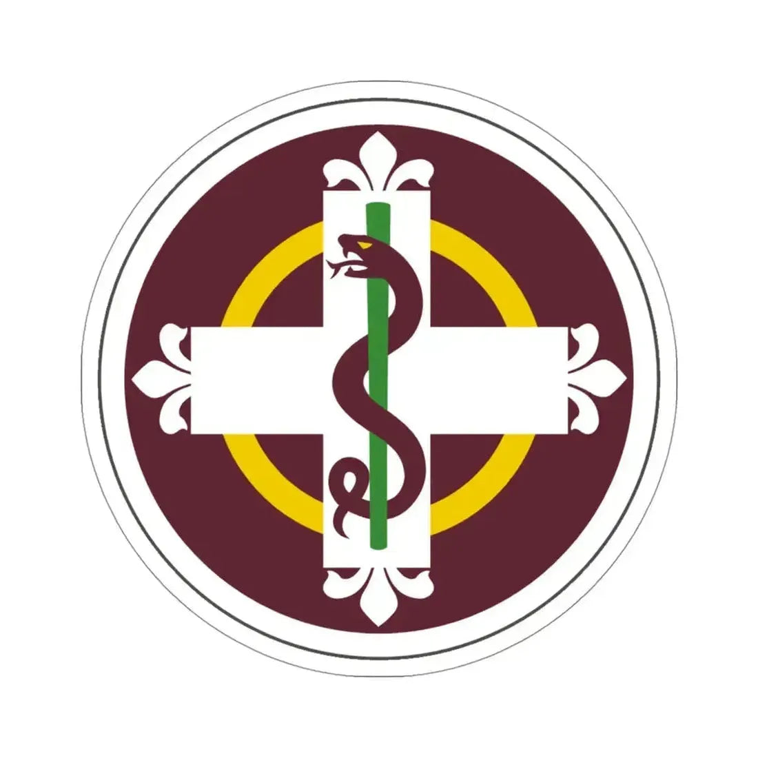 338 Medical Brigade (U.S. Army) STICKER Vinyl Die-Cut Decal 4 Inch - The Sticker Space