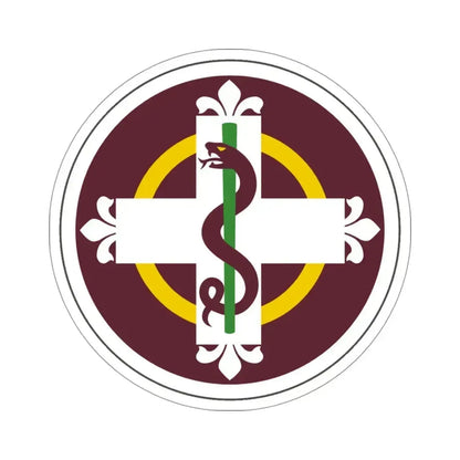 338 Medical Brigade (U.S. Army) STICKER Vinyl Die-Cut Decal 4 Inch - The Sticker Space