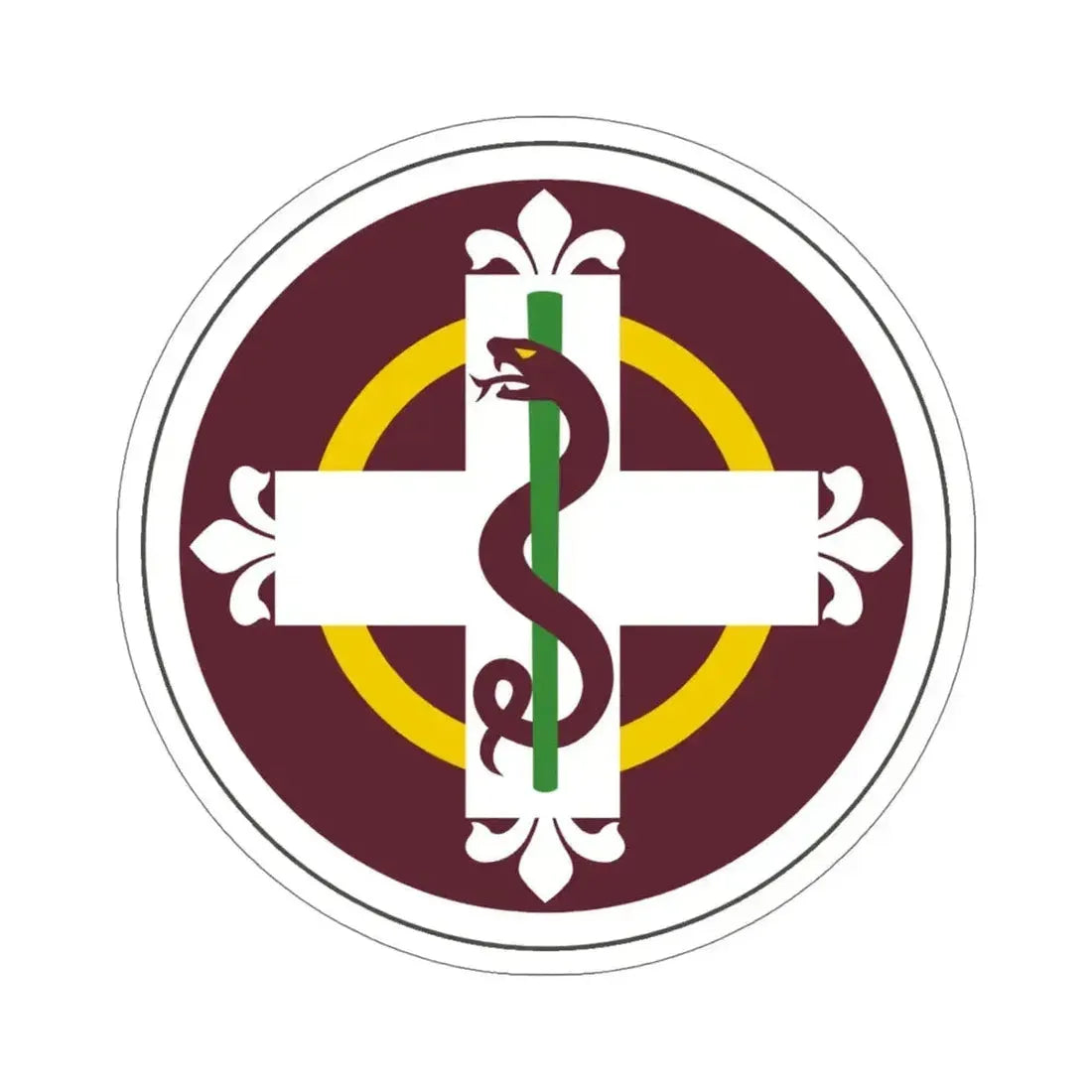 338 Medical Brigade (U.S. Army) STICKER Vinyl Die-Cut Decal 5 Inch - The Sticker Space