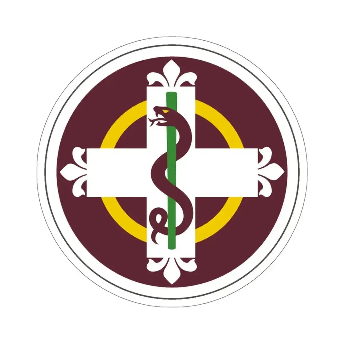 338 Medical Brigade (U.S. Army) STICKER Vinyl Die-Cut Decal 6 Inch - The Sticker Space